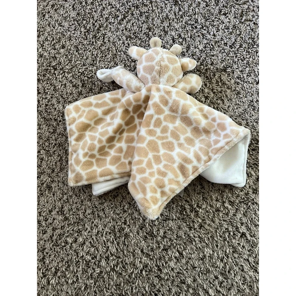 Carter's Giraffe Plush Security Blanket with‎ Pacifier Clip